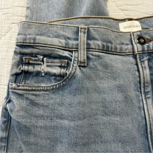 Favorite Daughter NWT Valentina Super High Rise Cigarette Jeans Malibu Clean
